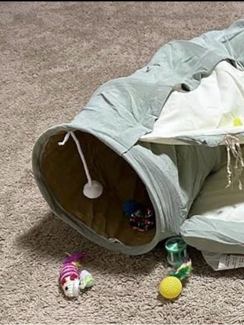 Peel-A-Boo Cat Tunnel & Bed - Picture 12 of 15